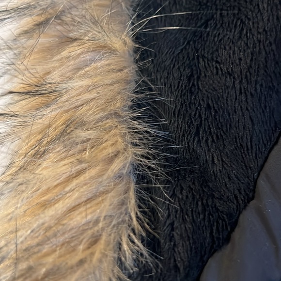 CALVIN KLEIN PERFORMANCE | Black Sweater Sleeve Faux-Fur Walker Coat size 3X - Picture 5 of 9